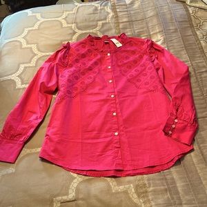 NEW! Old navy women’s ruffle trim blouse